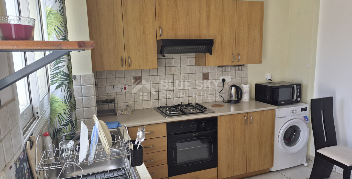 Fully Furnished Two Bedroom Maisonette in Central Paphos for rent