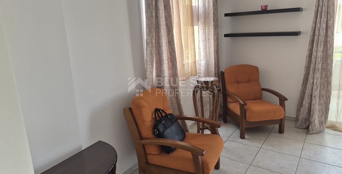 Fully Furnished Two Bedroom Maisonette in Central Paphos for rent