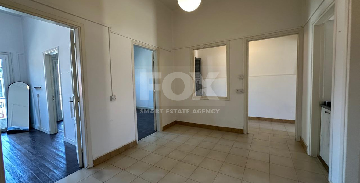 For Rent Renovated Three-Bedroom Apartment in Agios Ioannis, Limassol – Ideal for Residential or Office Use