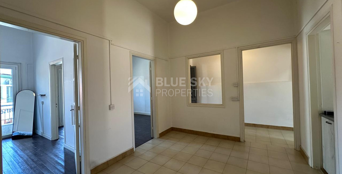 For Rent Renovated Three-Bedroom Apartment in Agios Ioannis, Limassol – Ideal for Residential or Office Use