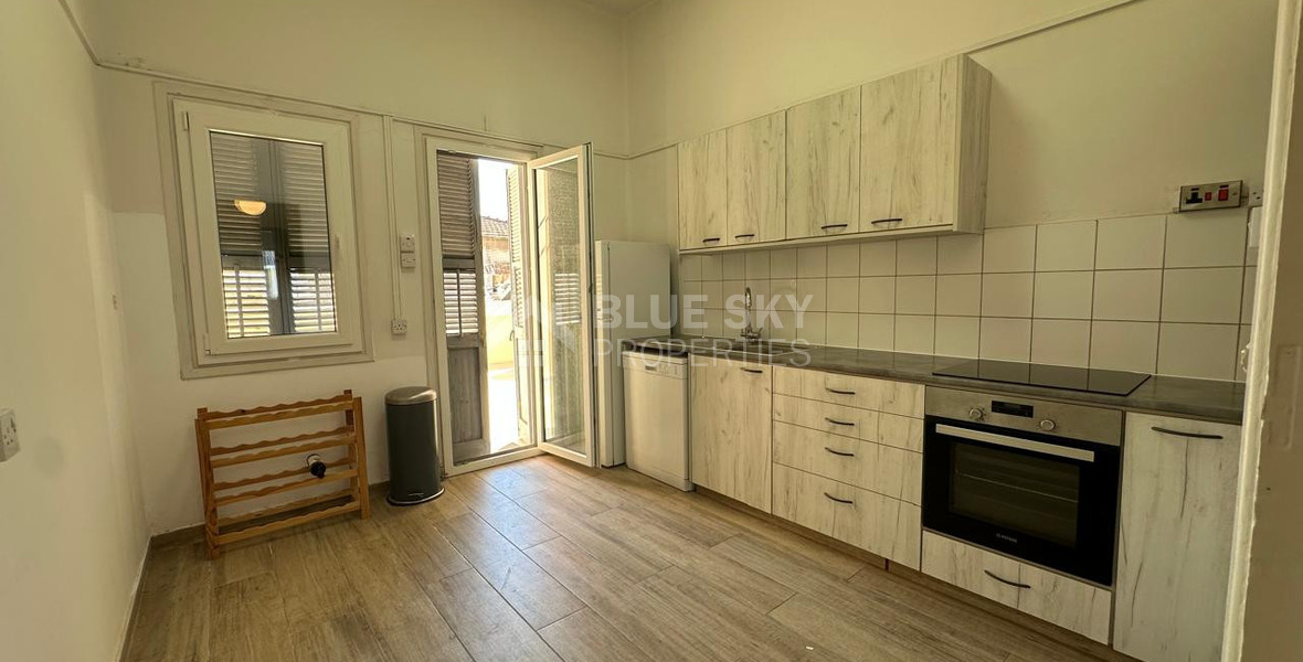 For Rent Renovated Three-Bedroom Apartment in Agios Ioannis, Limassol – Ideal for Residential or Office Use