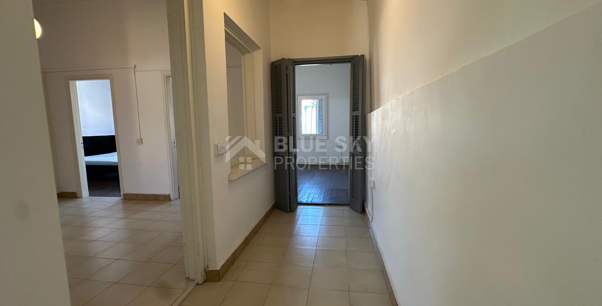 For Rent Renovated Three-Bedroom Apartment in Agios Ioannis, Limassol – Ideal for Residential or Office Use