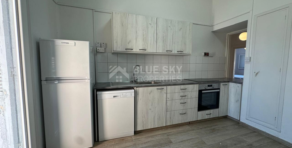 For Rent Renovated Three-Bedroom Apartment in Agios Ioannis, Limassol – Ideal for Residential or Office Use