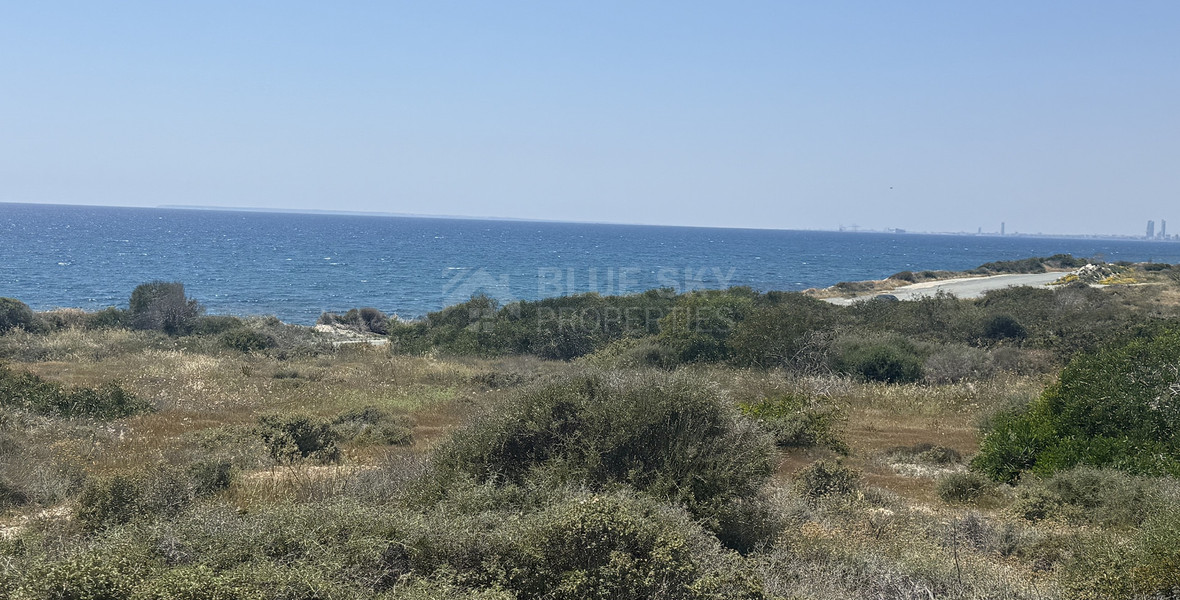 Prime Waterfront Residential Land for Sale in Moni, Limassol | 15,592 m² Sea View