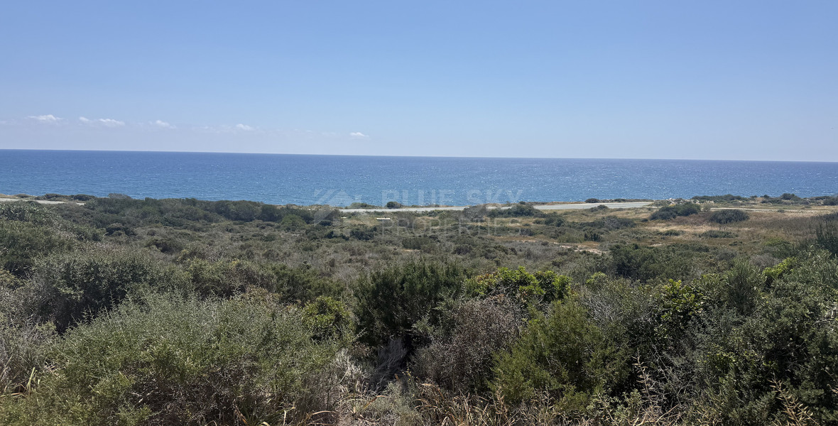 Prime Waterfront Residential Land for Sale in Moni, Limassol | 15,592 m² Sea View