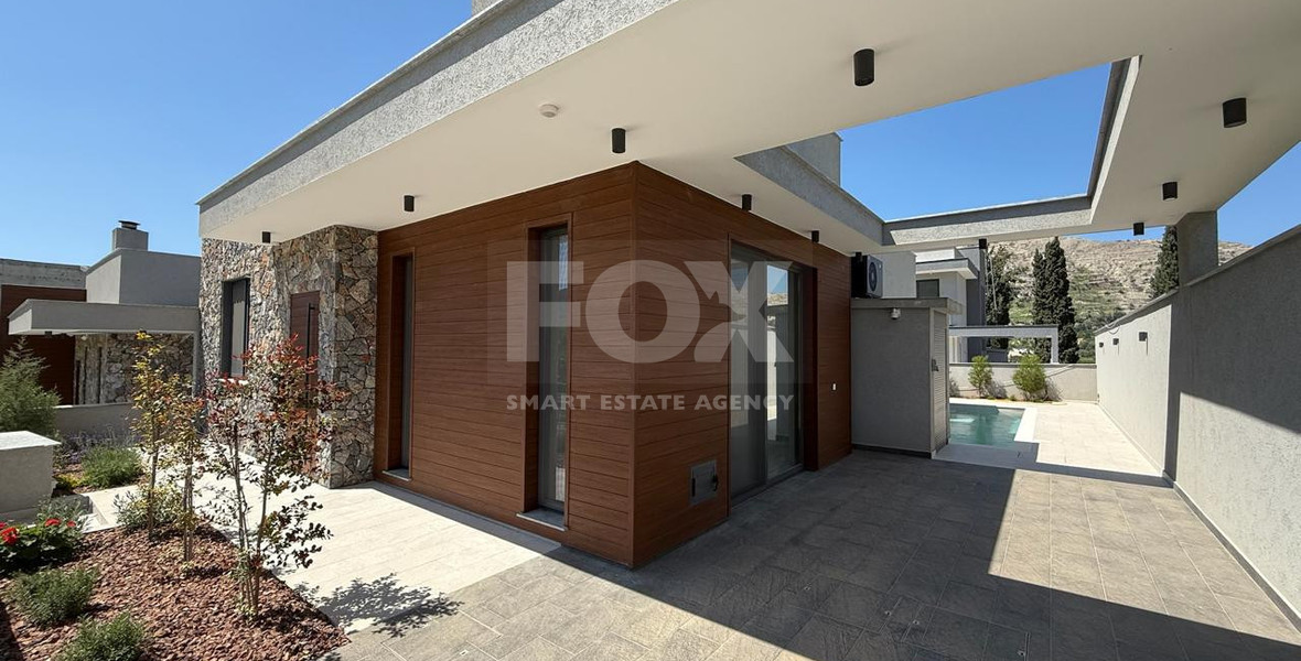 Brand New Two-Bedroom Bungalow for rent in Doros: with Heated Pool & Mountain Views