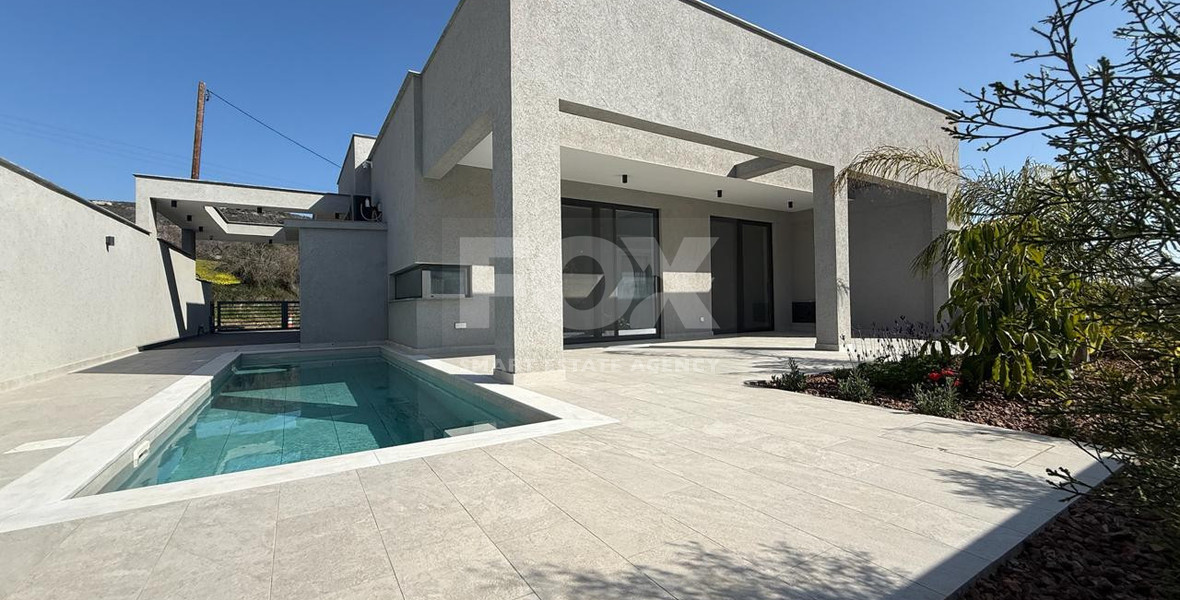 Brand New Two-Bedroom Bungalow for rent in Doros: with Heated Pool & Mountain Views