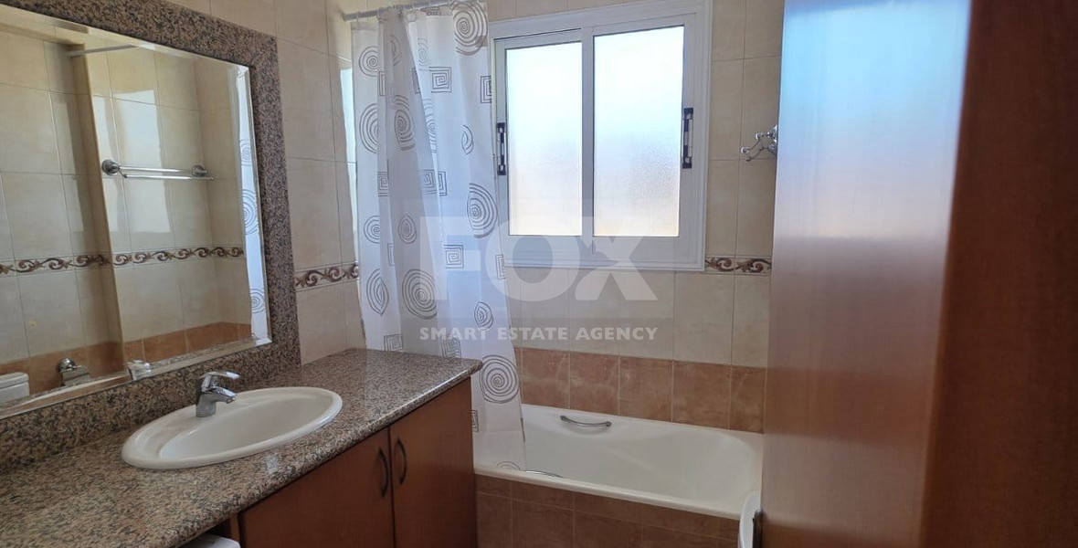 Spacious Three Bedroom Apartment  in Agios Theodorou for Rent