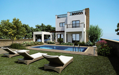 Modern three Bedroom Villa with Roof Garden and Private Parking in Venus Rock , Secret Valley for sale