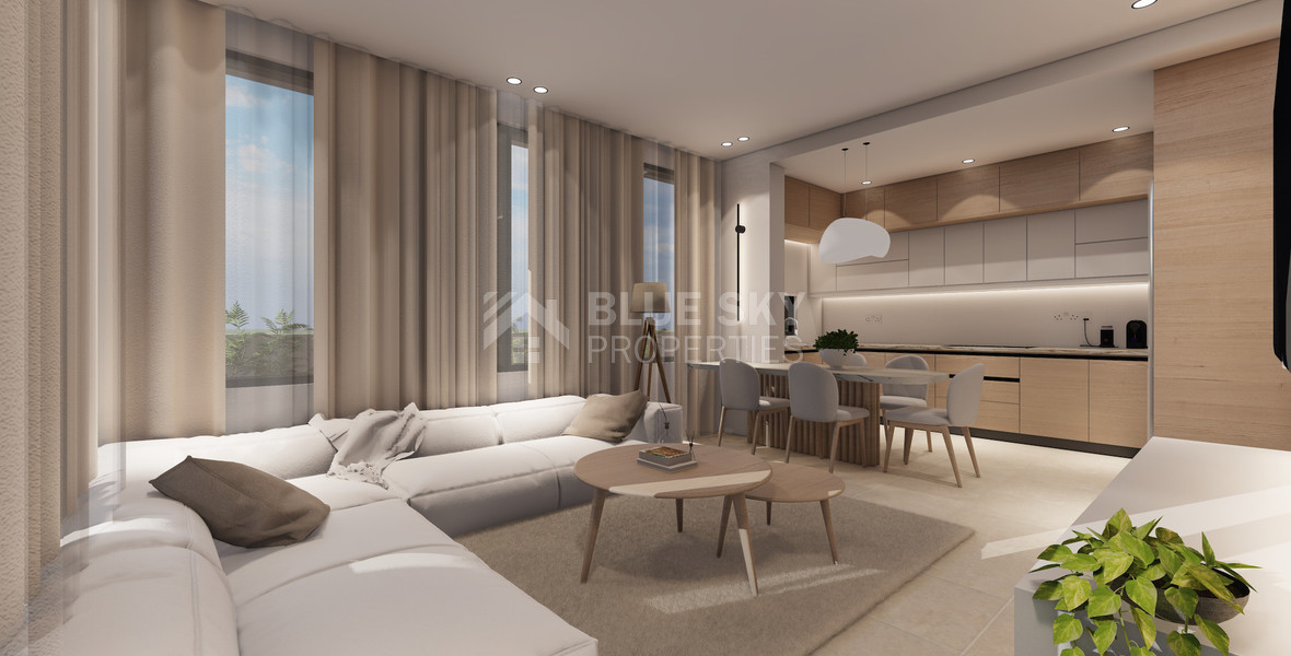 Spacious Three Bedroom Penthouse with Roof Garden For Sale in Katholiki