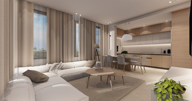 Spacious Three Bedroom Penthouse with Roof Garden For Sale in Katholiki