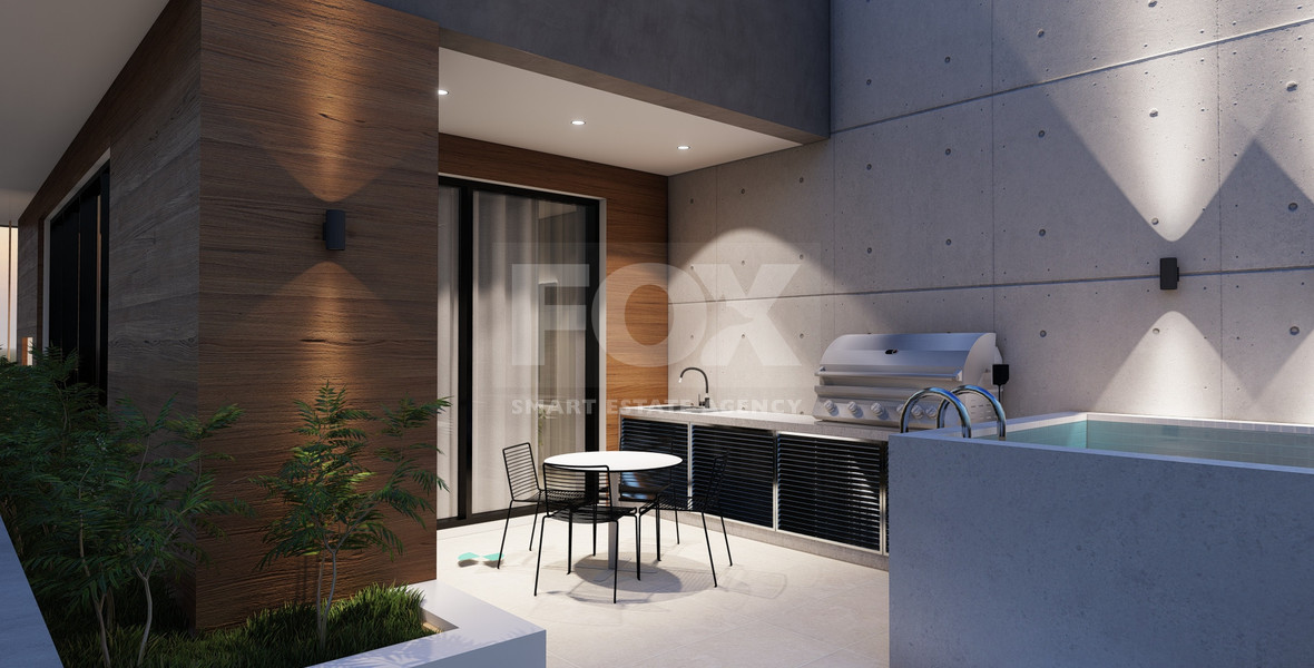 Spacious Three Bedroom Penthouse with Roof Garden For Sale in Katholiki