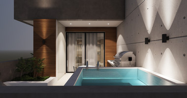 Spacious Three Bedroom Penthouse with Roof Garden For Sale in Katholiki