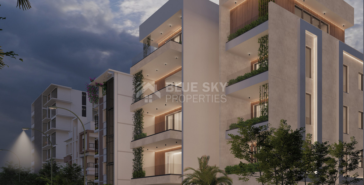 Spacious Three Bedroom Penthouse with Roof Garden For Sale in Katholiki