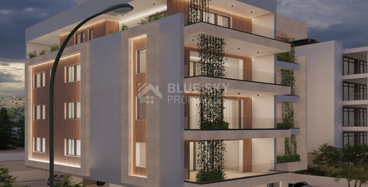 Spacious Three Bedroom Penthouse with Roof Garden For Sale in Katholiki