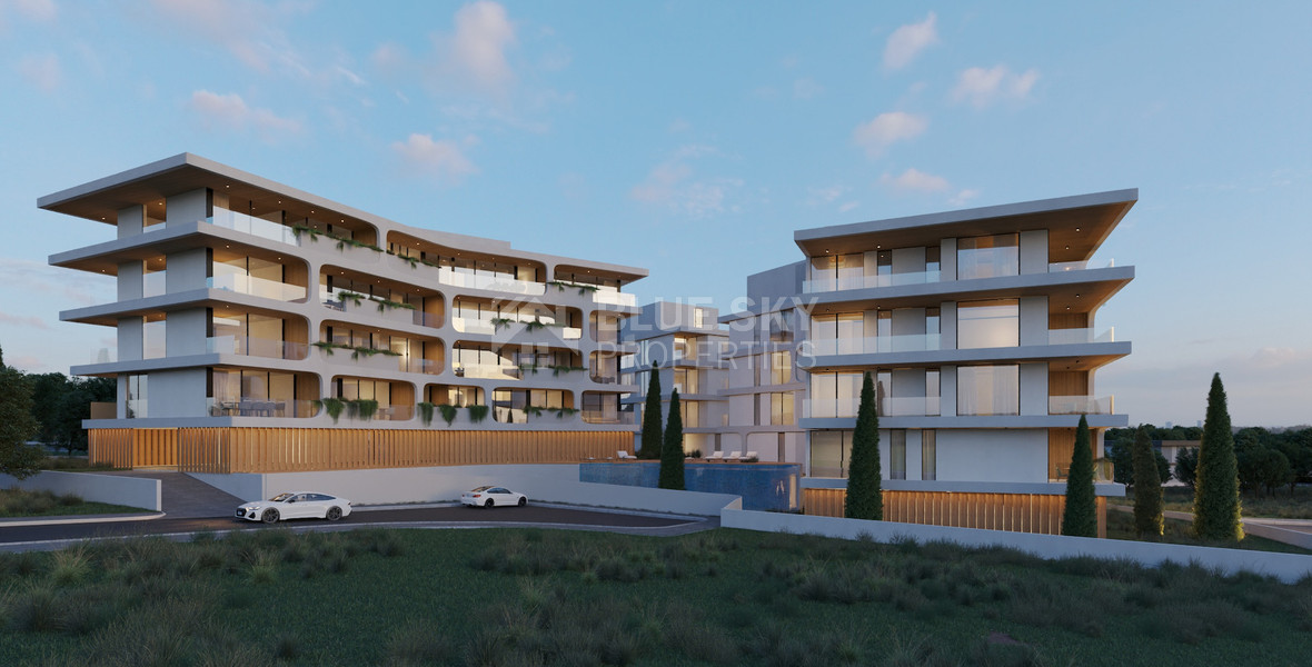 Modern  Two Bedroom  Apartments for Sale in Yeroskipou, Paphos – Pool, Gym & Parking