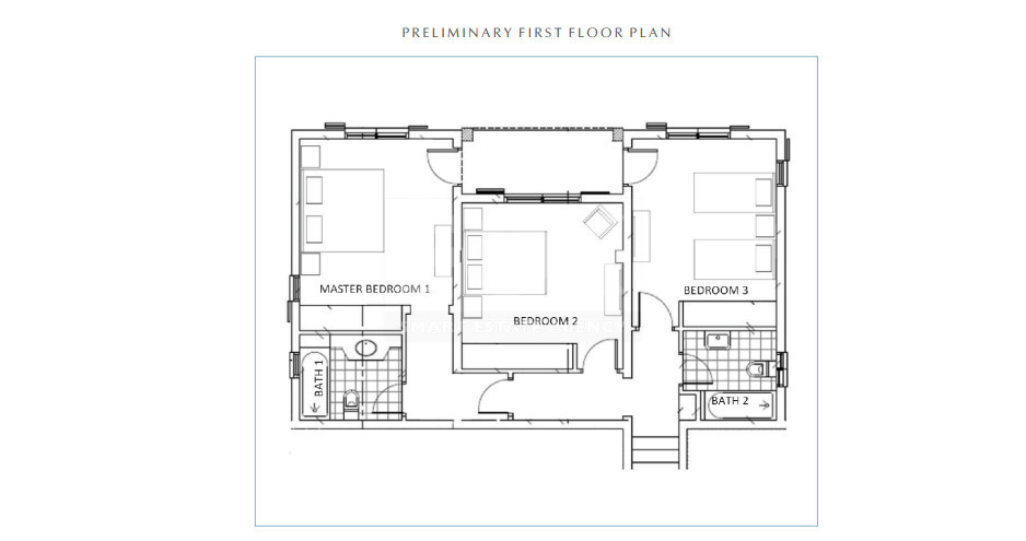 Luxury three Bedroom Villa in Tala Paphos – Panoramic Views & Large Plot with seperate title deeds , for sale