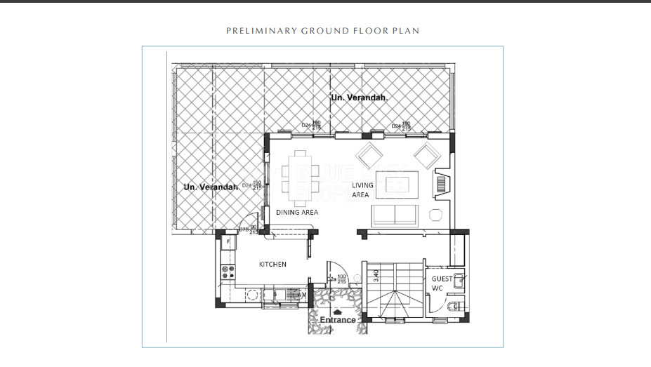 Luxury three Bedroom Villa in Tala Paphos – Panoramic Views & Large Plot with seperate title deeds , for sale