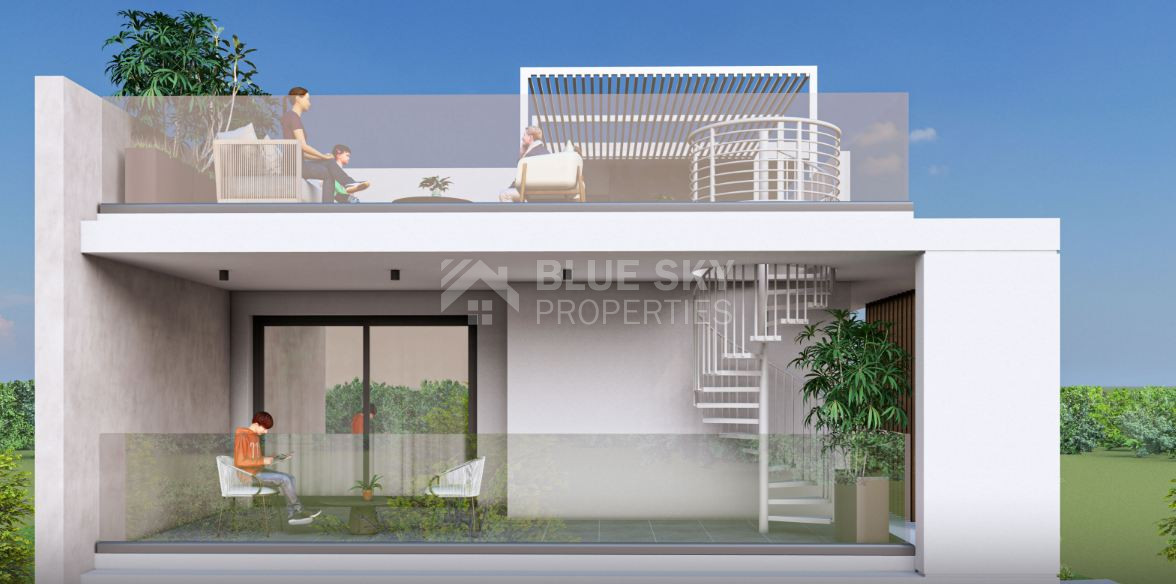Two-Bedroom Apartment with private Roof garden For Sale in Ypsonas, Limassol