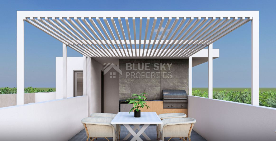 Two-Bedroom Apartment with private Roof garden For Sale in Ypsonas, Limassol