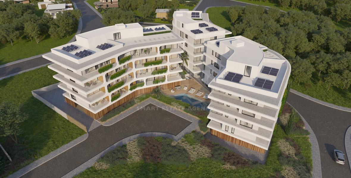 Modern Two  Bedroom   Apartments for Sale in Yeroskipou, Paphos – Pool, Gym & Parking