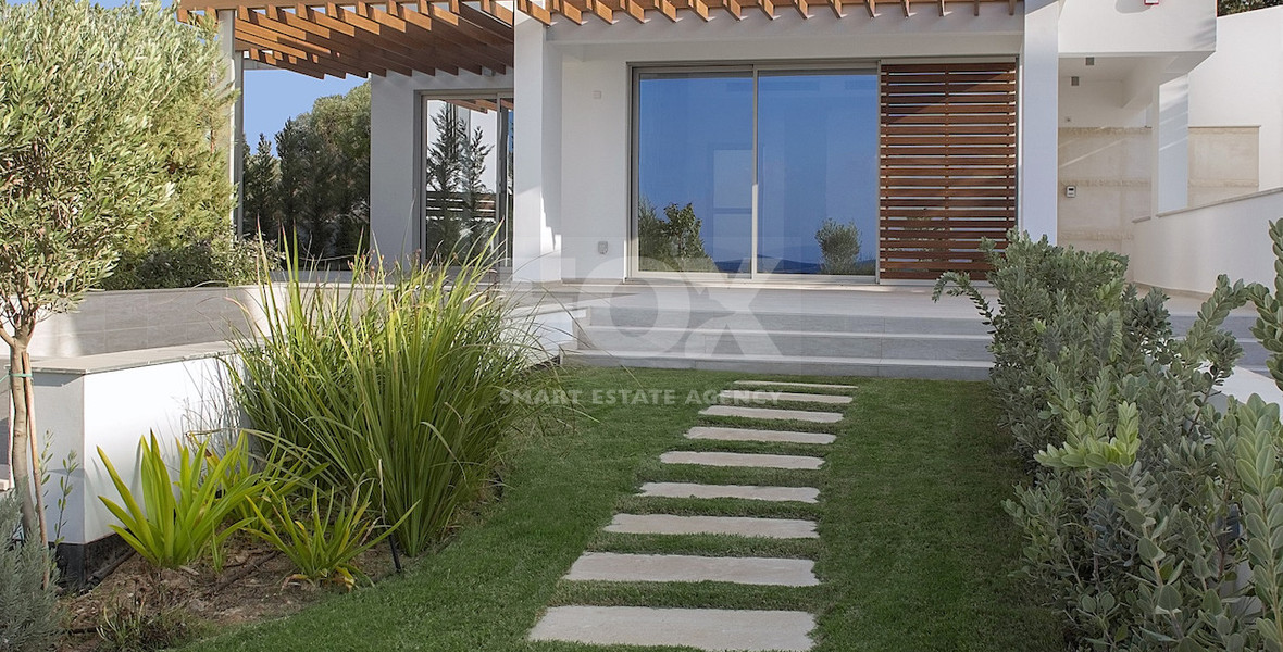 For sale : Akamas Bay Luxury Coastal three bedroom Villa plus one extra  room | Premium Seafront Residence with Sea Views