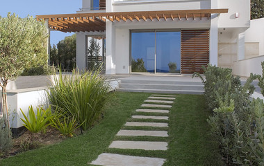 For sale : Akamas Bay Luxury Coastal three bedroom Villa plus one extra  room | Premium Seafront Residence with Sea Views