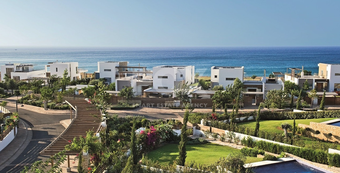 For sale : Akamas Bay Luxury Coastal three bedroom Villa plus one extra  room | Premium Seafront Residence with Sea Views