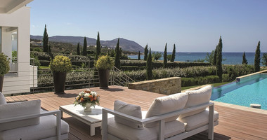 For sale : Akamas Bay Luxury Coastal three bedroom Villa plus one extra  room | Premium Seafront Residence with Sea Views