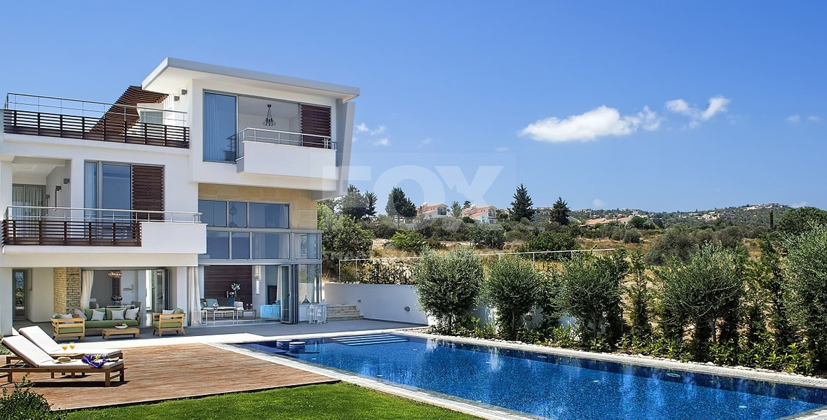 For sale : Akamas Bay Luxury Coastal three bedroom Villa plus one extra  room | Premium Seafront Residence with Sea Views