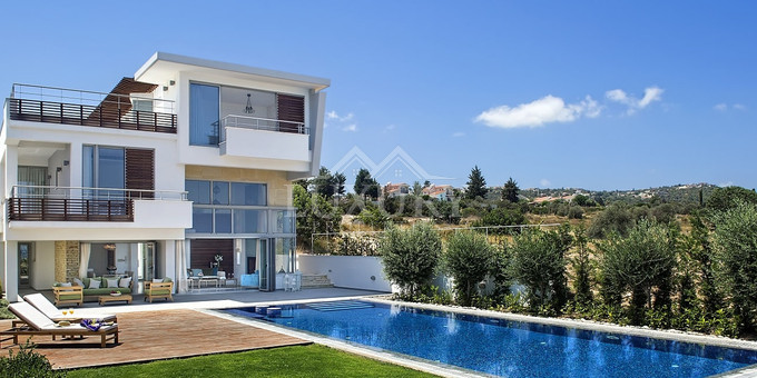 For sale : Akamas Bay Luxury Coastal three bedroom Villa plus one extra  room | Premium Seafront Residence with Sea Views