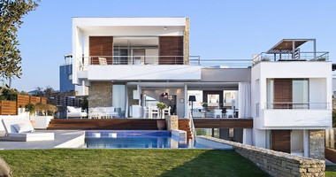 For sale : Akamas Bay Luxury Coastal three bedroom Villa plus one extra  room | Premium Seafront Residence with Sea Views