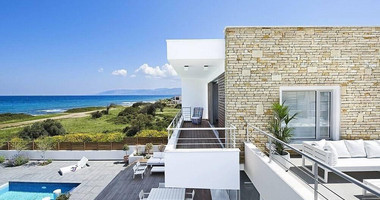 For sale : Akamas Bay Luxury Coastal three bedroom Villa plus one extra  room | Premium Seafront Residence with Sea Views