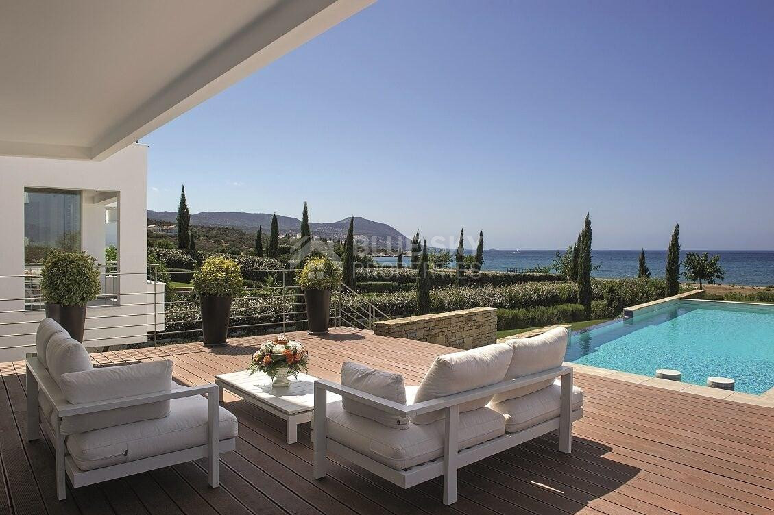 For sale : Akamas Bay Luxury Coastal three bedroom Villa plus one extra  room | Premium Seafront Residence with Sea Views