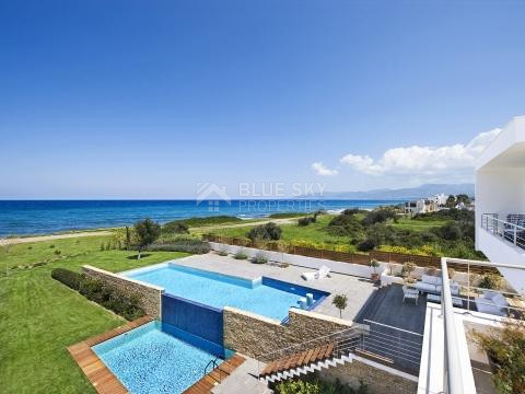 For sale : Akamas Bay Luxury Coastal three bedroom Villa plus one extra  room | Premium Seafront Residence with Sea Views