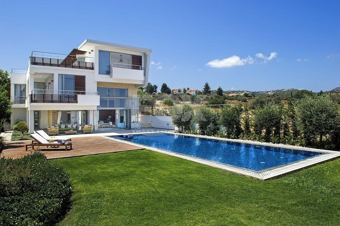 For sale : Akamas Bay Luxury Coastal three bedroom Villa plus one extra  room | Premium Seafront Residence with Sea Views