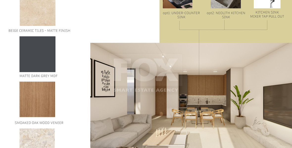 For sale Modern One bedroom apartment in Paphos City Center