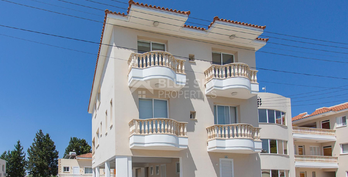 Three Bedroom Apartment for Sale in Agios Theodoros Paphos with Verandas &  Separate Title Deed
