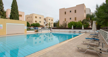 Modern one Bedroom Apartment for Sale in Paphos Universal Area with Communal Pool and Title Deed