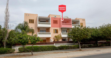 Modern one Bedroom Apartment for Sale in Paphos Universal Area with Communal Pool and Title Deed