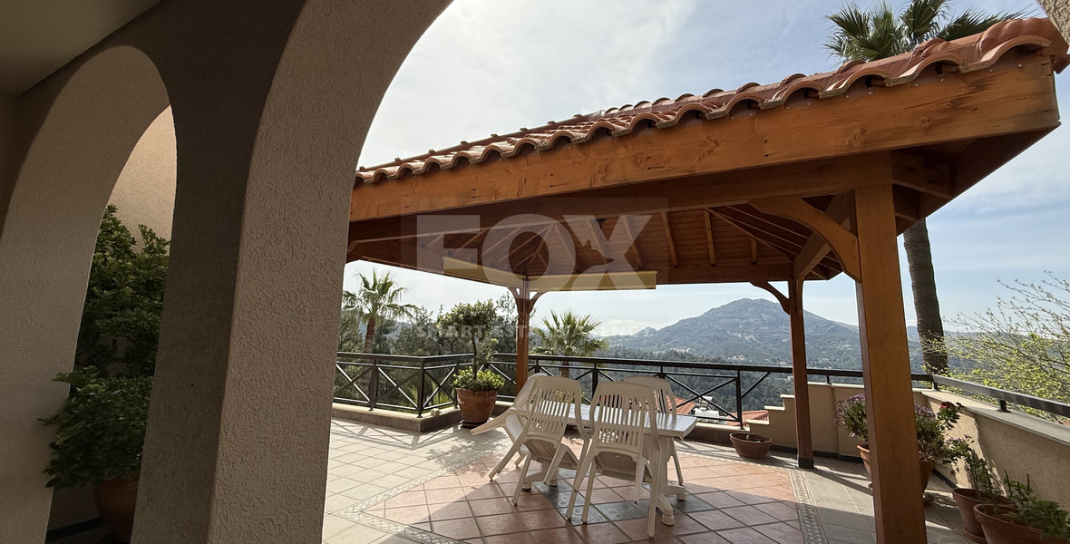 SALE: OUTSTANDING 7 BEDROOM  BESPOKE VILLA IN MONIATIS ON 3,861 SQM LAND ENGULFED IN PINE FOREST.-INDOOR HEATED SWIMMING POOL.