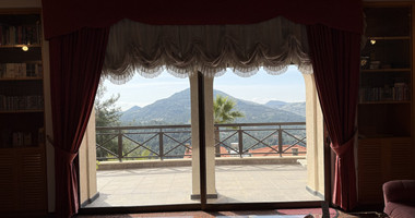 SALE: OUTSTANDING 7 BEDROOM  BESPOKE VILLA IN MONIATIS ON 3,861 SQM LAND ENGULFED IN PINE FOREST.-INDOOR HEATED SWIMMING POOL.