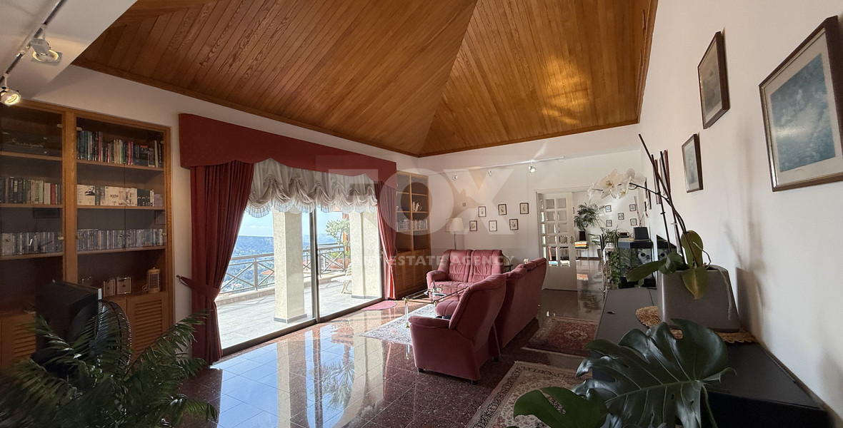 SALE: OUTSTANDING 7 BEDROOM  BESPOKE VILLA IN MONIATIS ON 3,861 SQM LAND ENGULFED IN PINE FOREST.-INDOOR HEATED SWIMMING POOL.