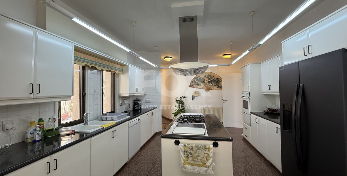 SALE: OUTSTANDING 7 BEDROOM  BESPOKE VILLA IN MONIATIS ON 3,861 SQM LAND ENGULFED IN PINE FOREST.-INDOOR HEATED SWIMMING POOL.