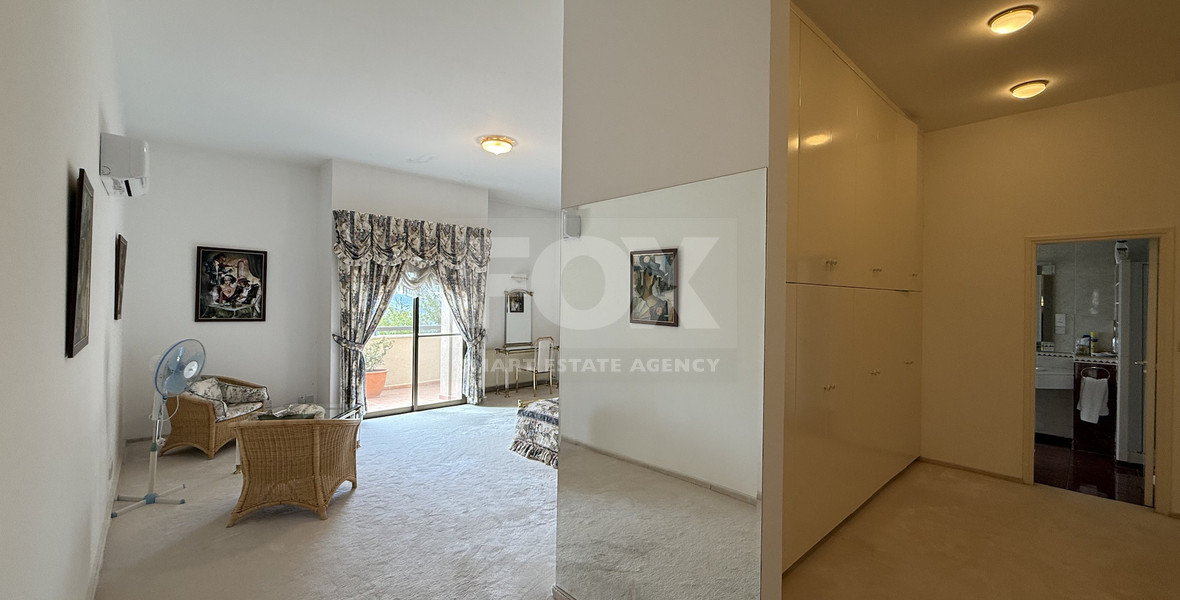 SALE: OUTSTANDING 7 BEDROOM  BESPOKE VILLA IN MONIATIS ON 3,861 SQM LAND ENGULFED IN PINE FOREST.-INDOOR HEATED SWIMMING POOL.