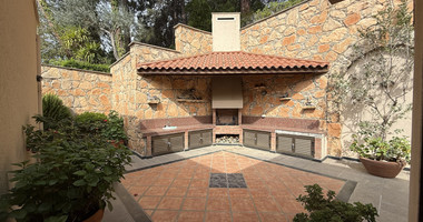 SALE: OUTSTANDING 7 BEDROOM  BESPOKE VILLA IN MONIATIS ON 3,861 SQM LAND ENGULFED IN PINE FOREST.-INDOOR HEATED SWIMMING POOL.