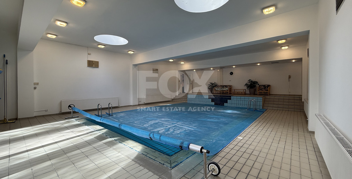 SALE: OUTSTANDING 7 BEDROOM  BESPOKE VILLA IN MONIATIS ON 3,861 SQM LAND ENGULFED IN PINE FOREST.-INDOOR HEATED SWIMMING POOL.