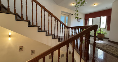 SALE: OUTSTANDING 7 BEDROOM  BESPOKE VILLA IN MONIATIS ON 3,861 SQM LAND ENGULFED IN PINE FOREST.-INDOOR HEATED SWIMMING POOL.