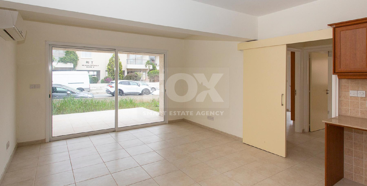 For sale, two-Bedroom Ground Floor Apartment with Yard in Chloraka, Paphos – Ideal Investment or Residence