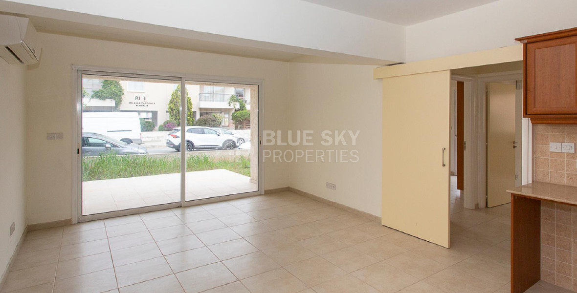 For sale, two-Bedroom Ground Floor Apartment with Yard in Chloraka, Paphos – Ideal Investment or Residence